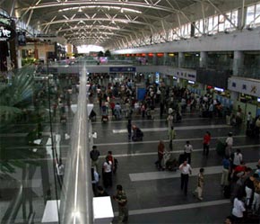 Bên trong Sân bay Bắc Kinh.