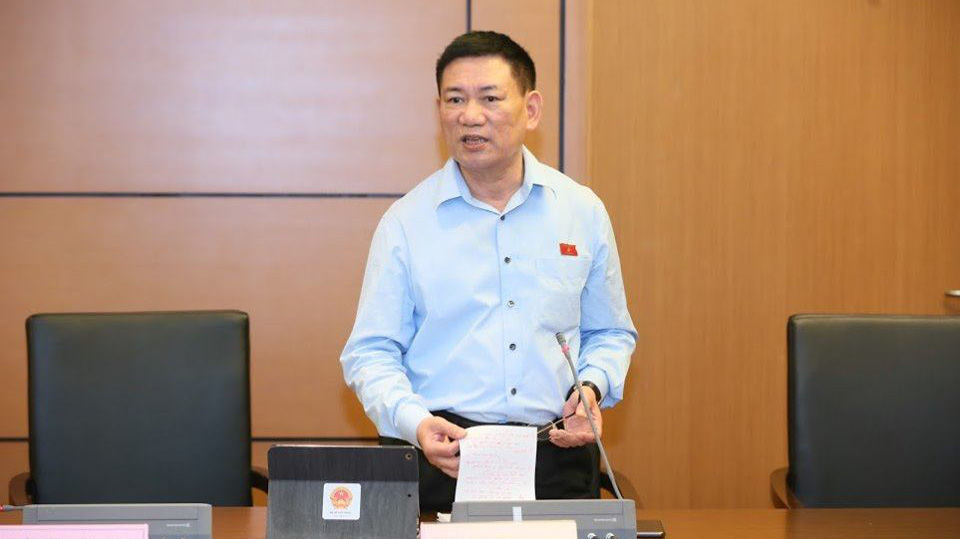 Tổng Kiểm toán Nhà nước Hồ Đức Phớc phát biểu tại tổ - Ảnh: Mỹ An 