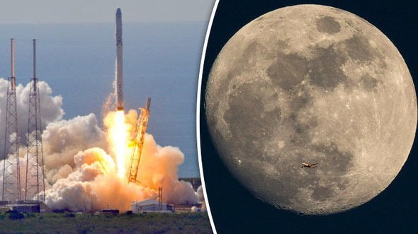 SpaceX đã ký hợp đồng với hành khách đầu tiên trên thế giới để bay quanh mặt trăng trên thiết bị BFR - Ảnh: Express.co.uk.