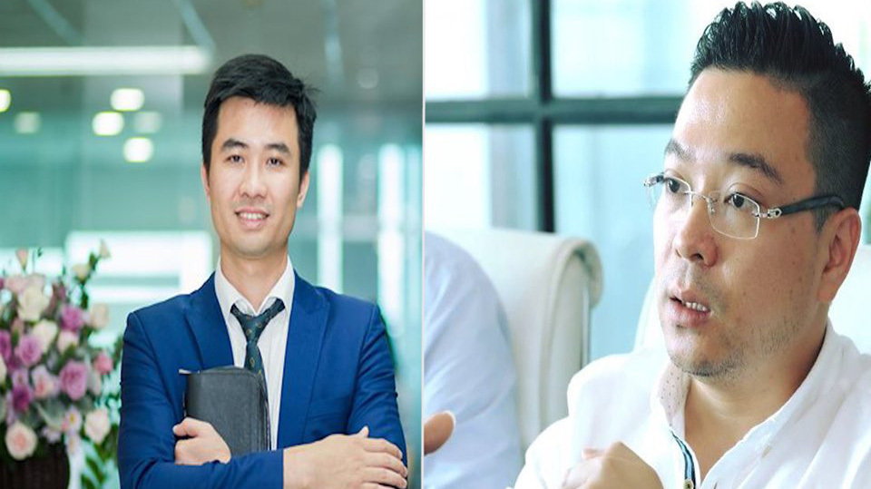 Ông Dương Văn Chung - Giám đốc khu vực miền bắc MBS và ông Nguyễn Chí Hiếu, Giám đốc Tư vấn đầu tư VPS.