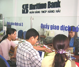 Đến cuối quý 3/2009, tổng nguồn vốn huy động dân cư và tổ chức kinh tế của Maritime Bank ước đạt gần 30.000 tỷ đồng.