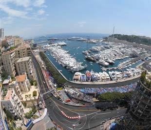 Một góc thành phố Monte Carlo.