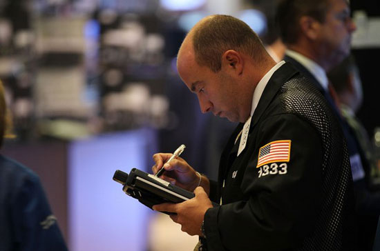 Chứng khoán Mỹ điều chỉnh giảm - Ảnh: Getty.