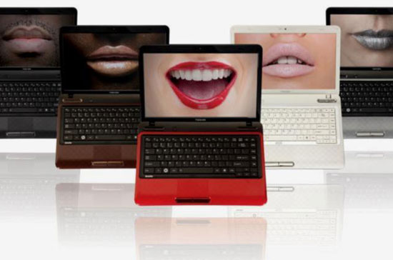 Toshiba Satellite L700 với 5 phiên bản màu ấn tượng - Ảnh: Toshiba.