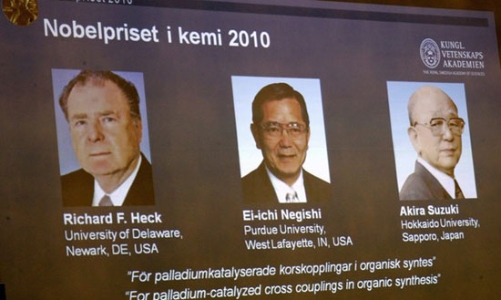 Nobel Hóa học 2010, Nhật Bản thắng đậm
