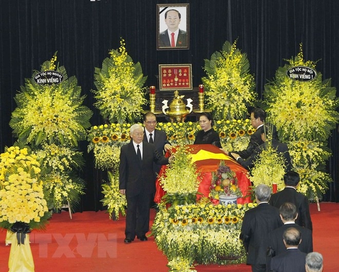 Lễ truy điệu Chủ tịch nước Trần Đại Quang - Ảnh 3.