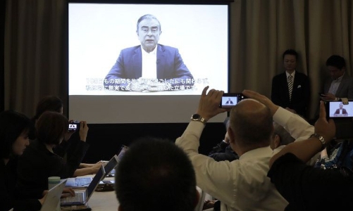 Cựu chủ tịch Nissan lần đầu lên tiếng trong video quay trước khi bị bắt lại