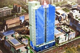 Phối cảnh tổng thể dự án.