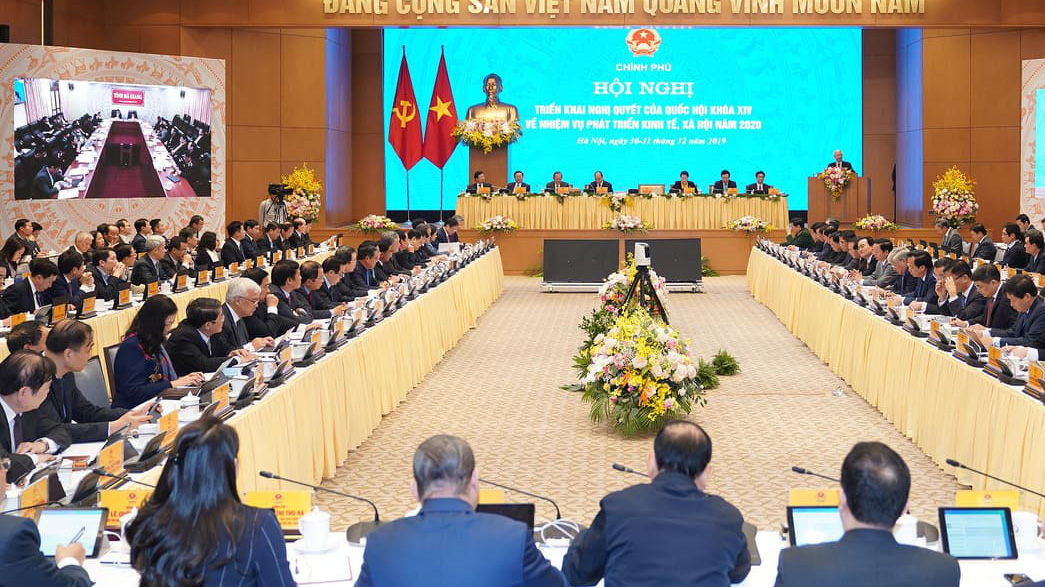 Hội nghị Chính phủ với địa phương, điểm cầu Chính phủ 