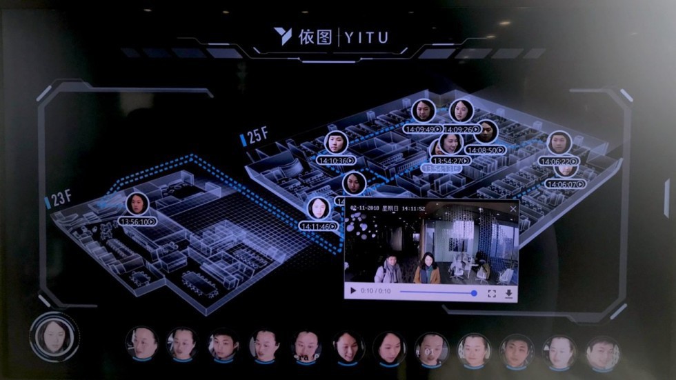 Phần mềm nhận diện khuôn mặt của Yitu.