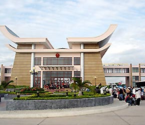 Cửa khẩu Mộc Bài.