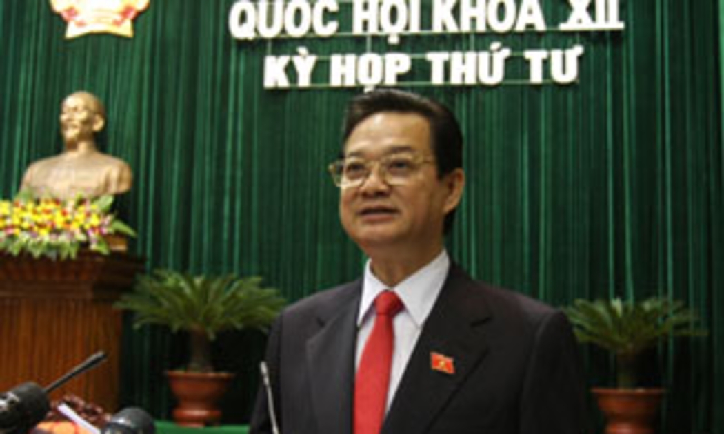 Tại kỳ họp thứ tư, Thủ tướng đã trực tiếp trả lời chất vấn - Ảnh : LQP.