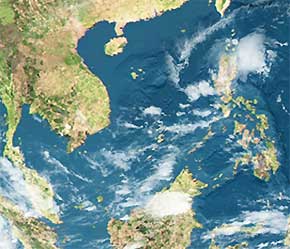 Khu vực Biển Đông.