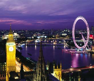 Một góc thủ đô London, Vương quốc Anh.