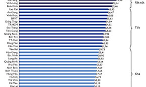 Năng lực cạnh tranh cấp tỉnh 2007: Chuyển nhưng chậm