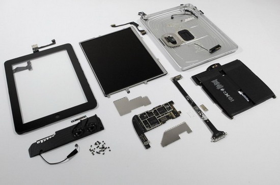 Đắt nhất trong số các linh kiện của iPad là màn hình cảm ứng - Ảnh: Reuters