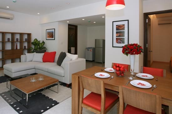 Một căn hộ mẫu ở khu căn hộ Rừng Cọ.