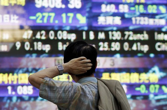 Sự giảm điểm hôm nay diễn ra ở hầu như tất cả các thị trường lớn nhất khu vực, dù không có thông tin kinh tế xấu nào được công bố - Ảnh: Reuters.