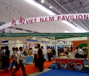 Gian hàng Việt Nam tại CAEXPO lần thứ 4.