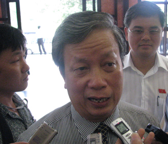 "Tôi cho rằng không nên đặt vấn đề tác động ra sao trong thời điểm này. Việc này do đại biểu Quốc hội quyết định".