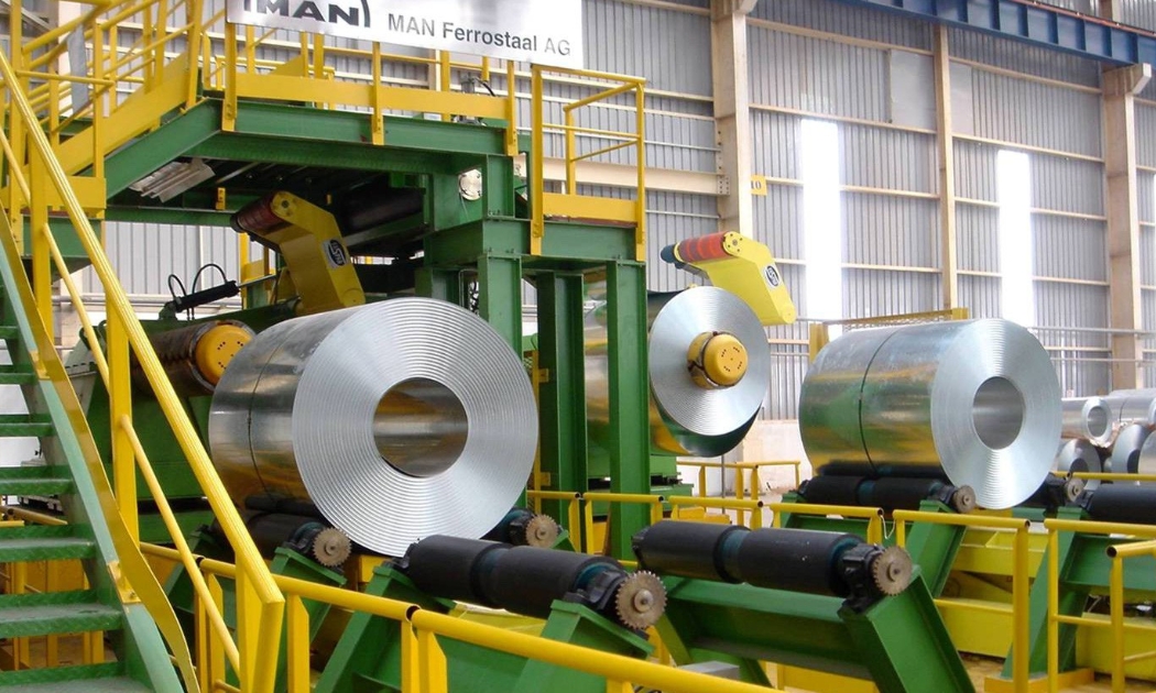 Dây chuyền sản xuất hiện đại của Vnsteel Thăng Long.