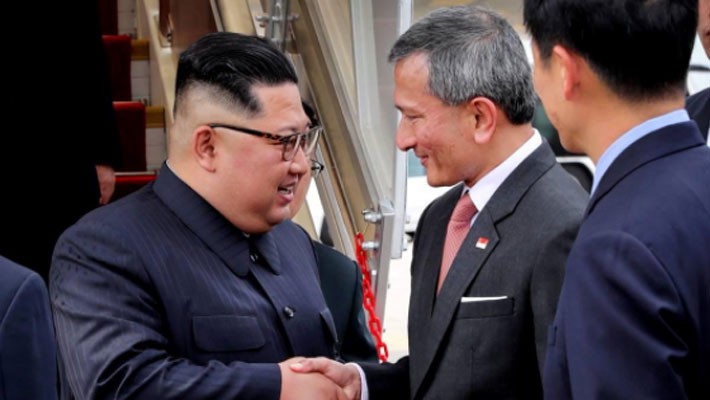 Những hình ảnh đầu tiên của ông Trump và ông Kim Jong Un ở Singapore - Ảnh 9.