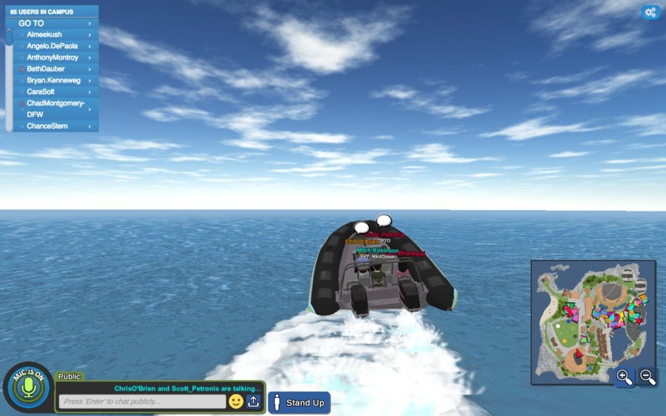 Không có văn phòng, công ty Mỹ cho nhân viên làm việc trên một hòn đảo ảo - Ảnh 9.