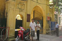 Phía trước số 40A phố Hàng Bài, Hà Nội - Ảnh: TT.