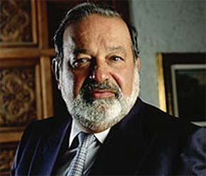 Tổng giá trị các cơ sở kinh doanh của ông Slim nay bằng 50% tổng giá trị 370 tỷ USD của thị trường chứng khoán Mexico.