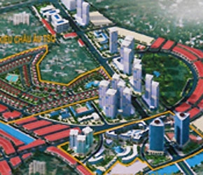 Dự án xây dựng Làng Việt kiều Châu Âu ở Hà Tây cũng nằm trong Khu đô thị mới Mỗ Lao (Hà Tây).