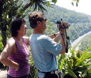 Du khách quốc tế tại Đà Nẵng.