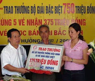 Thu nhập từ trúng thưởng xố số phải chịu thuế được tính trên giá trị trúng thưởng từ từng vé số.