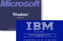 IBM có giá trị vốn hóa thị trường lớn hơn so với Microsoft.