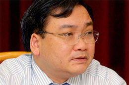 Phó thủ tướng Hoàng Trung Hải.