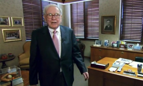 Bên trong văn phòng của Warren Buffett