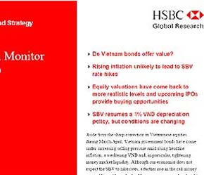 Báo cáo của HSBC được công bố hôm 3/5.