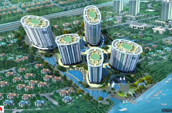 Phối cảnh dự án Songda Reverside.