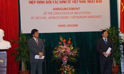 Hoàn tất đàm phán về Hiệp định Đối tác kinh tế Việt - Nhật