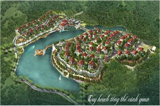 Phối cảnh tổng thể dự án.