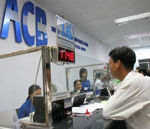 Lợi nhuận sau thuế quý 3/2008 của ACB đạt 298,434 tỷ đồng, lũy kế 9 tháng đạt 1.193 tỷ đồng - Ảnh: Việt Tuấn.