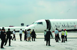 Air Mekong khởi động kinh doanh vận chuyển từ ngày 9/10/2010.