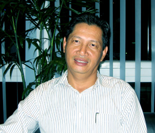 Ông Phạm Thanh Bình, Chủ tịch Vinashin - Ảnh: Anh Quân.