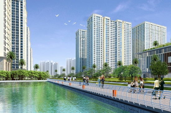 Phối cảnh dự án Times City