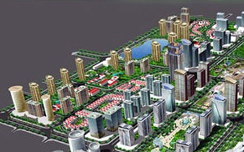 Phối cảnh tổng thể một dự án khu đô thị ở Hà Nội - Ảnh minh họa.<br>
