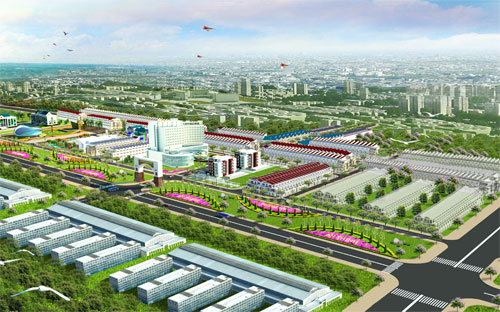 Phối cảnh dự án Khu đô thị An Thịnh.