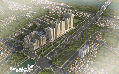 Eurowindow River Park được thiết kế theo phong cách châu Âu sang trọng.