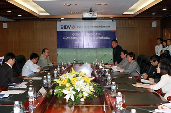 Sau thông tin định giá, dự kiến ngày mai (2/12) BIDV cũng sẽ chính thức công bố bản cáo bạch.