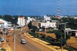 Một góc thành phố Bảo Lộc.