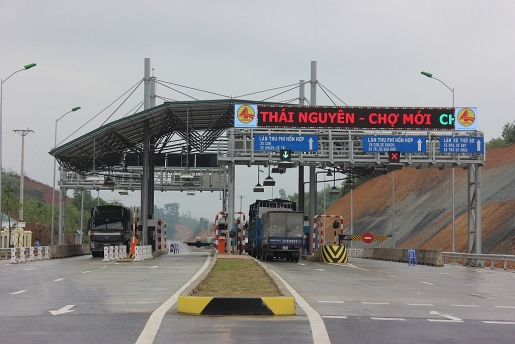 Trạm thu phí BOT Thái Nguyên - Chợ Mới.