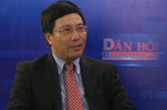 Bộ trưởng Bộ Ngoại giao Phạm Bình Minh.